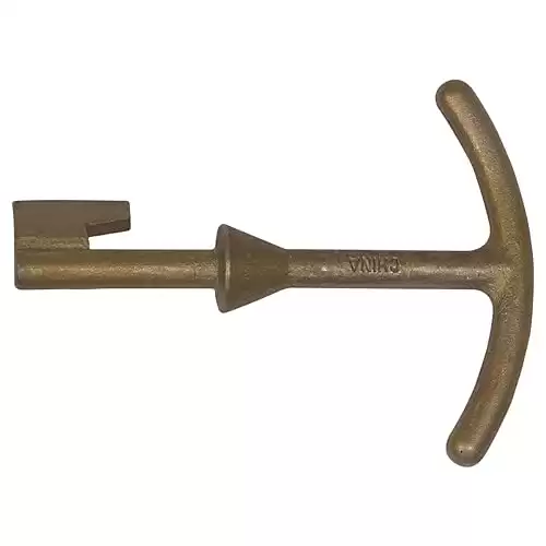 Eastman Water Meter Box Key / Valve Box Key, Brass, 82650