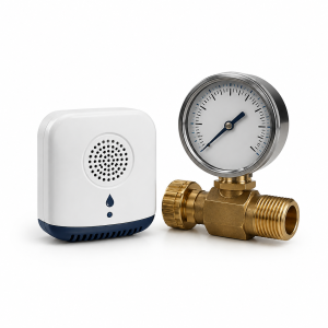 Illustration of home plumbing leak-prevention tools